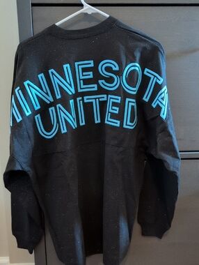 MLS Minnesota United Long Sleeve Spirit Jersey Tee NWOT